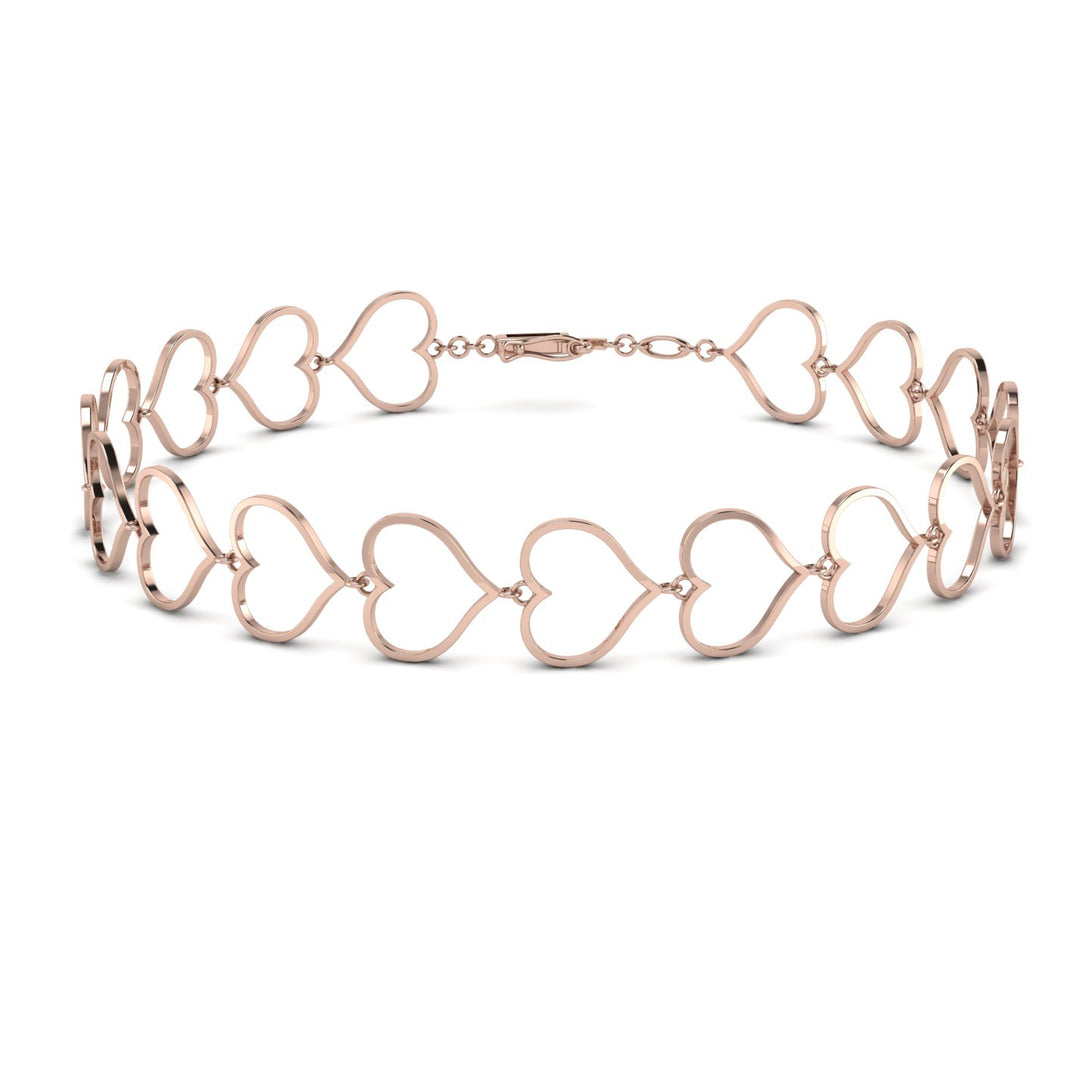Hear Gold Minimalist Bracelet - Kenley No. 2