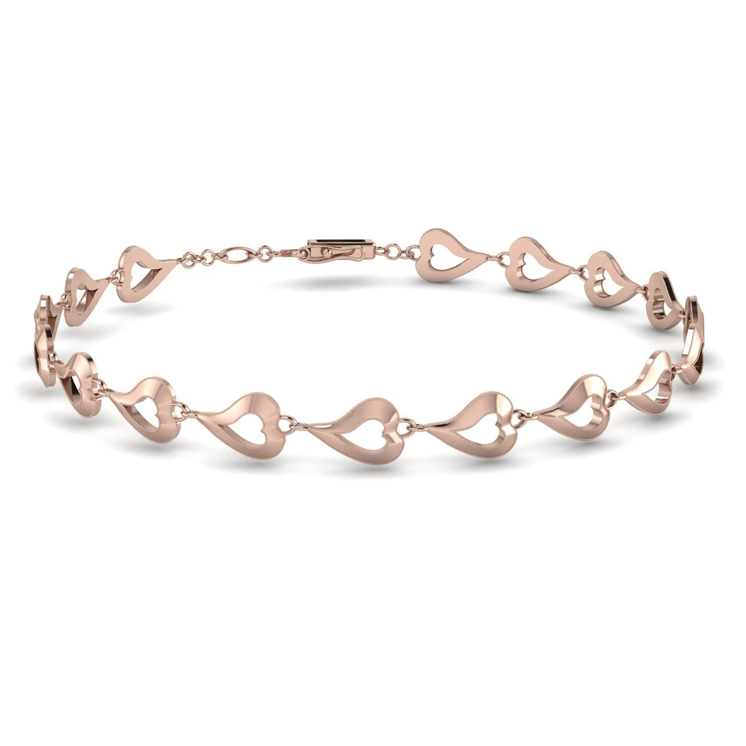 Heart Gold Braclet  - Nola No. 2