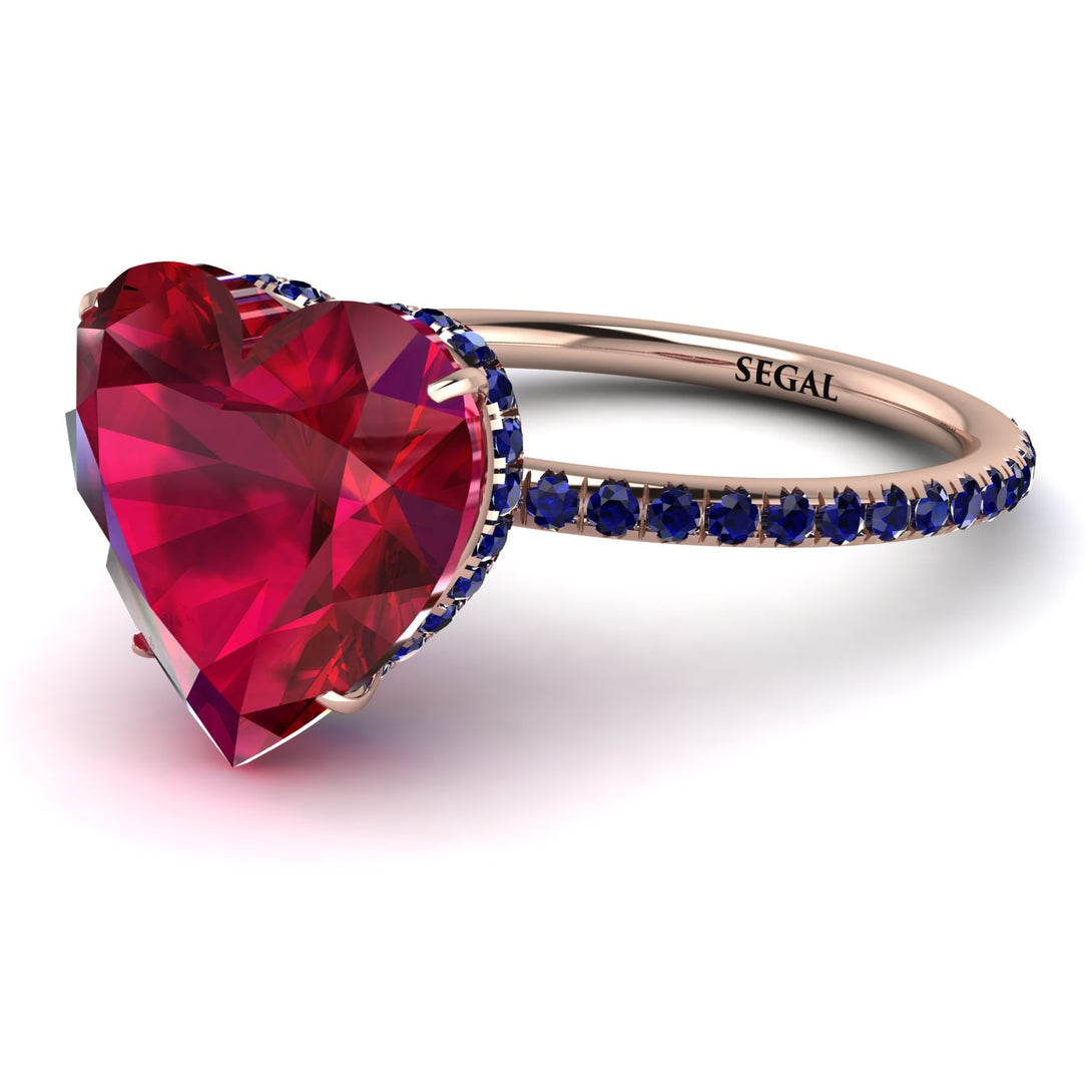 Heart Shape Ruby Ring - Noelle No. 71