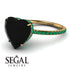 Heart Shape Black Diamond Ring - Noelle No. 22 image 5