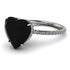 Heart Shape Black Diamond Ring - Noelle No. 9 image 12