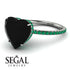 Heart Shape Black Diamond Ring - Noelle No. 24 image 10