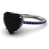 Heart Shape Black Diamond Ring - Noelle No. 69 image 1
