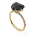 Heart Shape Black Diamond Ring - Noelle No. 7 image 2