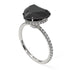 Heart Shape Black Diamond Ring - Noelle No. 9 image 2