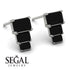 Hidden Diamonds Emerald Black Diamond Earrings - Briella No. 9 image 6