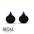 Hidden Halo Black Diamond Earrings - Rosalie No. 69 image 10