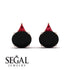Hidden Halo Black Diamond Earrings - Rosalie No. 53 image 10