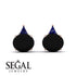 Hidden Halo Black Diamond Earrings - Rosalie No. 68 image 10