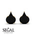 Hidden Halo Black Diamond Earrings - Rosalie No. 37 image 10