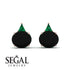 Hidden Halo Black Diamond Earrings - Rosalie No. 23 image 10