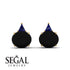 Hidden Halo Black Diamond Earrings - Rosalie No. 67 image 10