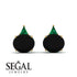 Hidden Halo Black Diamond Earrings - Rosalie No. 22 image 10