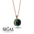 Hidden Halo Black Diamond Necklace - Catalina No. 23 image 9