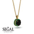 Hidden Halo Black Diamond Necklace - Catalina No. 22 image 9
