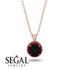 Hidden Halo Black Diamond Necklace - Catalina No. 53 image 2