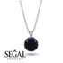 Hidden Halo Black Diamond Necklace - Catalina No. 69 image 2