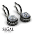 Hidden Halo Diamond Hoop Earrings - Catalina No. 33 image 10