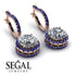 Hidden Halo Diamond Hoop Earrings - Catalina No. 62 image 10
