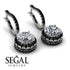 Hidden Halo Diamond Hoop Earrings - Catalina No. 33 image 3