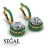 Hidden Halo Diamond Hoop Earrings - Catalina No. 16 image 3