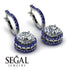 Hidden Halo Diamond Hoop Earrings - Catalina No. 63 image 3