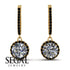 Hidden Halo Diamond Hoop Earrings - Catalina No. 31 image 2