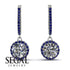 Hidden Halo Diamond Hoop Earrings - Catalina No. 63 image 2