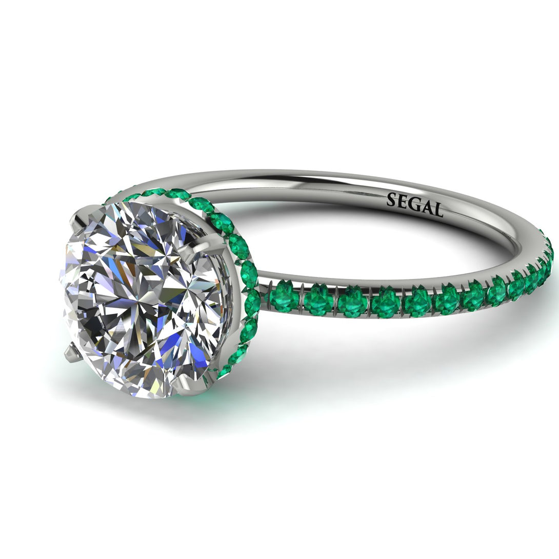 Hidden Halo Diamond Ring - Fiona No. 18