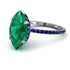 Hidden Halo Marquise Emerald Engagement Ring - Journey No. 66 image 1