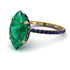 Hidden Halo Marquise Emerald Engagement Ring - Journey No. 64 image 1