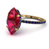 Hidden Halo Marquise Ruby Engagement Ring - Journey No. 70 image 1