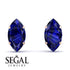 Hidden Halo Marquise Sapphire Earrings - Journey No. 59 image 10