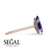 Hidden Halo Marquise Sapphire Earrings - Journey No. 14 image 2