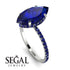 Hidden Halo Marquise Sapphire Engagement Ring - Journey No. 75 image 2