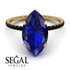 Hidden Halo Marquise Sapphire Engagement Ring - Journey No. 43 image 3