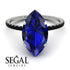 Hidden Halo Marquise Sapphire Engagement Ring - Journey No. 45 image 3