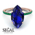 Hidden Halo Marquise Sapphire Engagement Ring - Journey No. 29 image 3