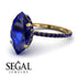 Hidden Halo Marquise Sapphire Engagement Ring - Journey No. 73 image 10
