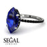 Hidden Halo Marquise Sapphire Engagement Ring - Journey No. 45 image 10