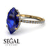 Hidden Halo Marquise Sapphire Engagement Ring - Journey No. 13 image 10