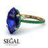 Hidden Halo Marquise Sapphire Engagement Ring - Journey No. 28 image 10