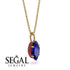 Hidden Halo Marquise Sapphire Necklace - Journey No. 58 image 2