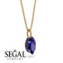 Hidden Halo Marquise Sapphire Necklace - Journey No. 73 image 2