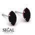 Hidden Halo Marquise Black Diamond Earrings - Journey No. 54 image 3