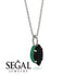 Hidden Halo Marquise Black Diamond Necklace - Journey No. 24 image 2