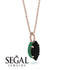 Hidden Halo Marquise Black Diamond Necklace - Journey No. 23 image 2