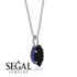 Hidden Halo Marquise Black Diamond Necklace - Journey No. 69 image 2