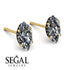 Hidden Halo Marquise Diamond Earrings - Journey No. 31 image 3