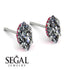Hidden Halo Marquise Diamond Earrings - Journey No. 48 image 3